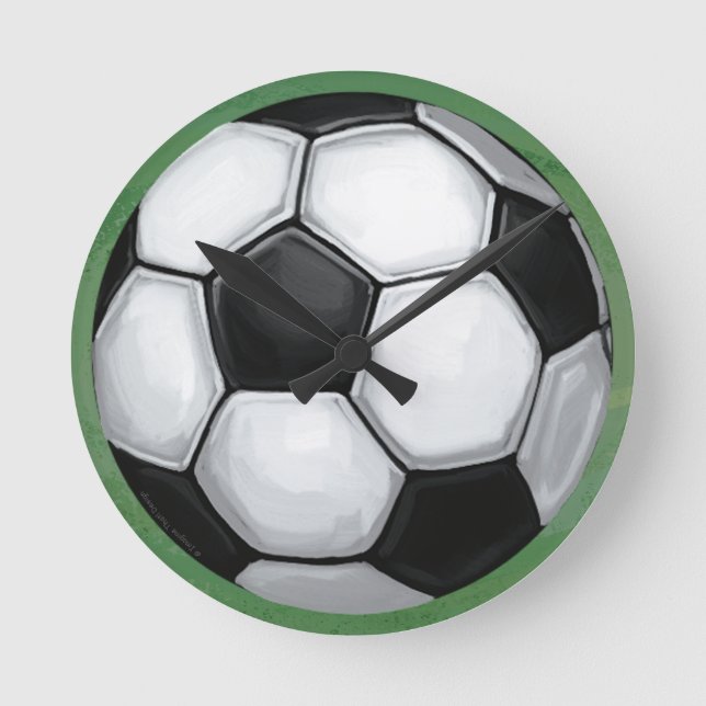 Horloge Ronde Ballon de foot (Recto)