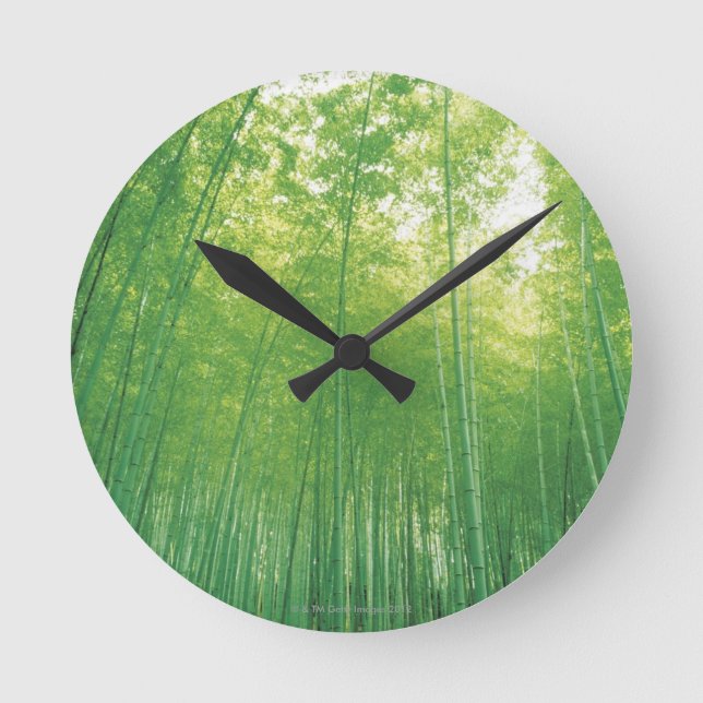 Horloge Ronde Bamboo Forest 2 (Recto)
