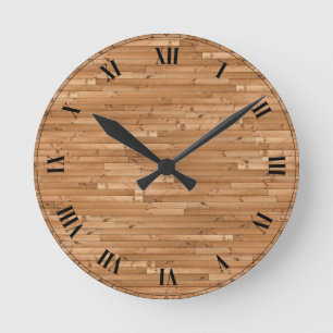 Horloge Ronde bambou