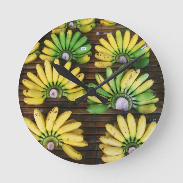 Horloge Ronde Bananes dame de doigt ~ Banane d'oeuf (ก ล้ ว ย ไ  (Recto)