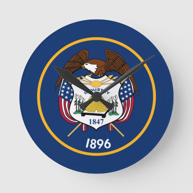 Horloge Ronde Bandeira de Utah (Recto)