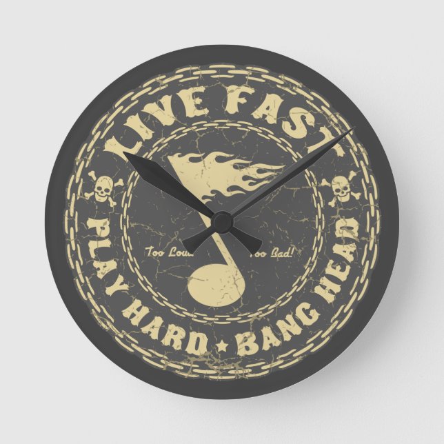 Horloge Ronde Bang Head (Recto)
