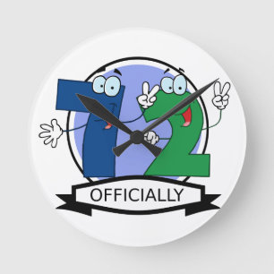 Horloge Ronde Bannière officielle de Birthday