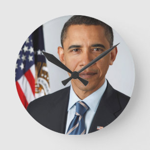 Horloge Ronde Barack Obama