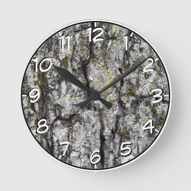 Horloge Ronde Barre d'arbre (Recto)