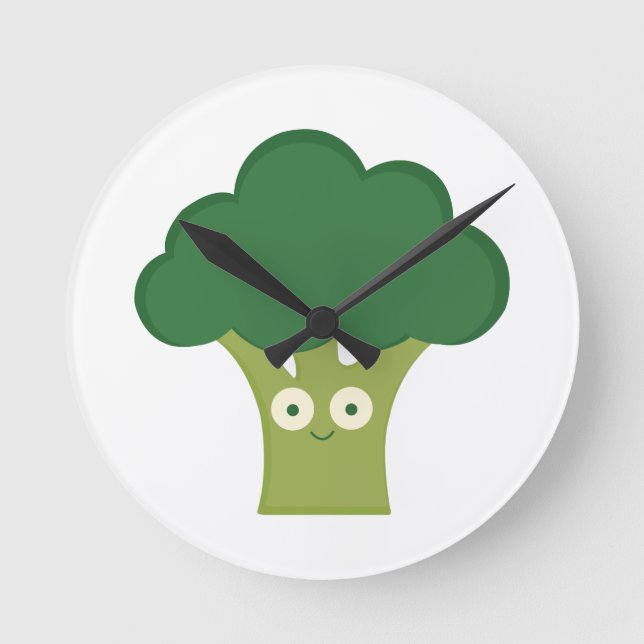 Horloge Ronde base de brocoli (Recto)