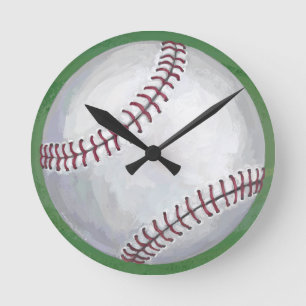 Horloge Ronde Baseball