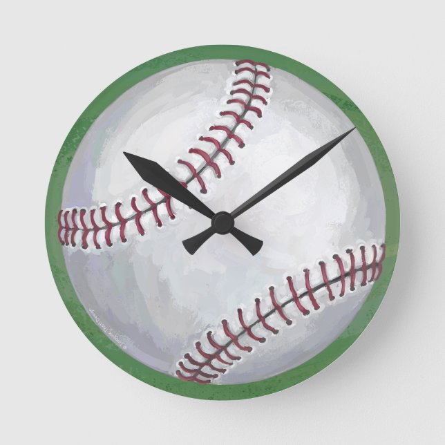 Horloge Ronde Baseball (Recto)