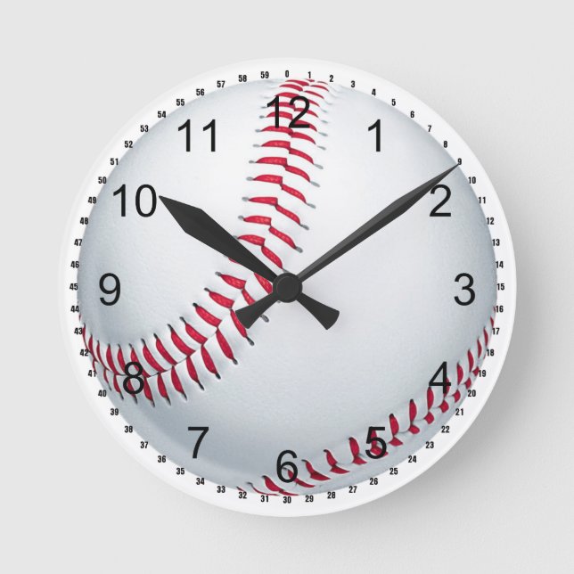Horloge Ronde Baseball (Recto)