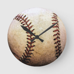 Horloge Ronde Baseball