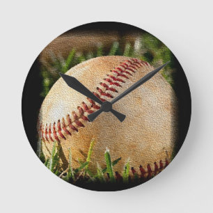 Horloge Ronde Baseball