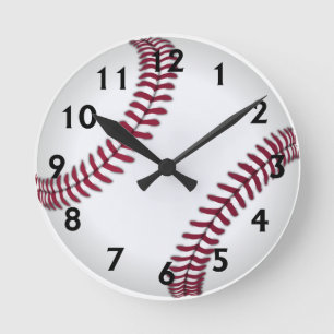 Horloge Ronde Baseball