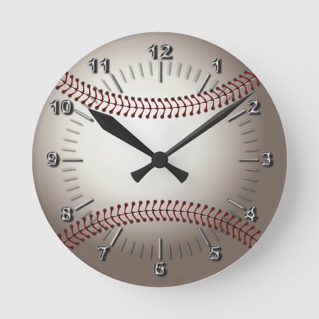 Horloge Ronde baseball (balle) (Recto)