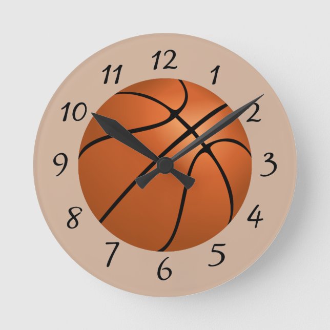 Horloge Ronde Basket (Recto)
