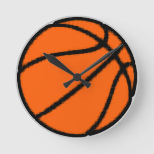 Horloge Ronde basket-ball (balle)