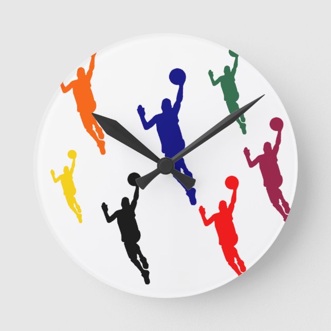 HORLOGE RONDE BASKETBALL (Recto)