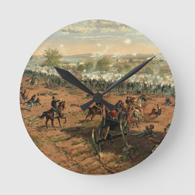 Horloge Ronde Bataille Gettysburg Hancock à Gettysbug Thulstrup (Recto)