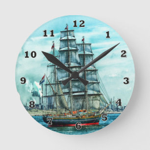 Horloge Ronde Bateau de navigation