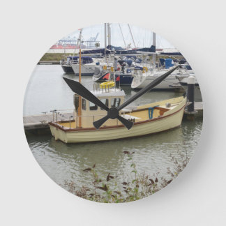 Horloge Ronde Bateau Moderne de Style Traditionnel