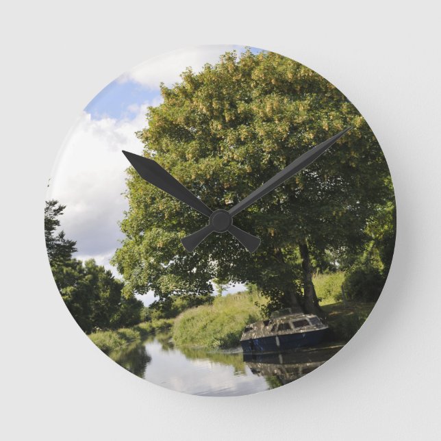 Horloge Ronde Bateaux de canal (Recto)