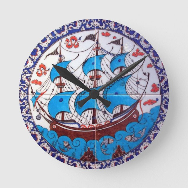 Horloge Ronde Battleship (Recto)