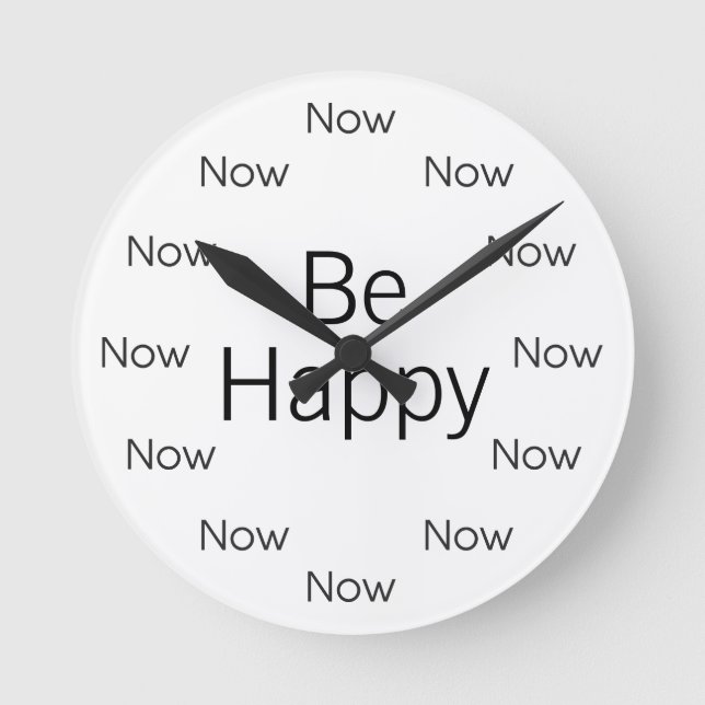 Horloge Ronde Be Happy Now is Zen™ Watch (Recto)
