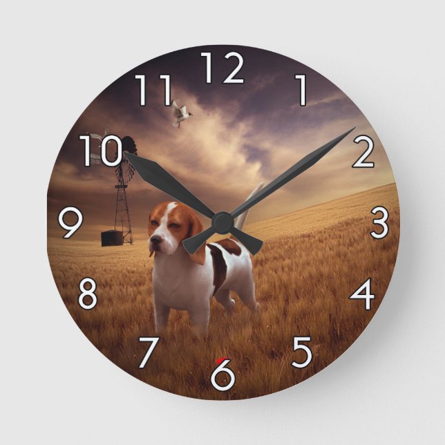 Horloge Ronde Beagle (Recto)