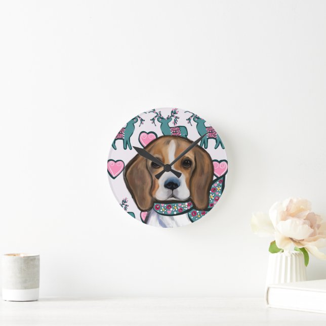 Horloge Ronde Beagle    (Maison)