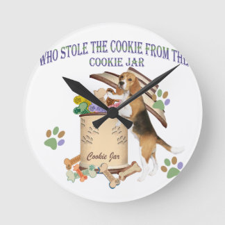 Horloge Ronde Beagle Stole Cookie From The Cookie Jar