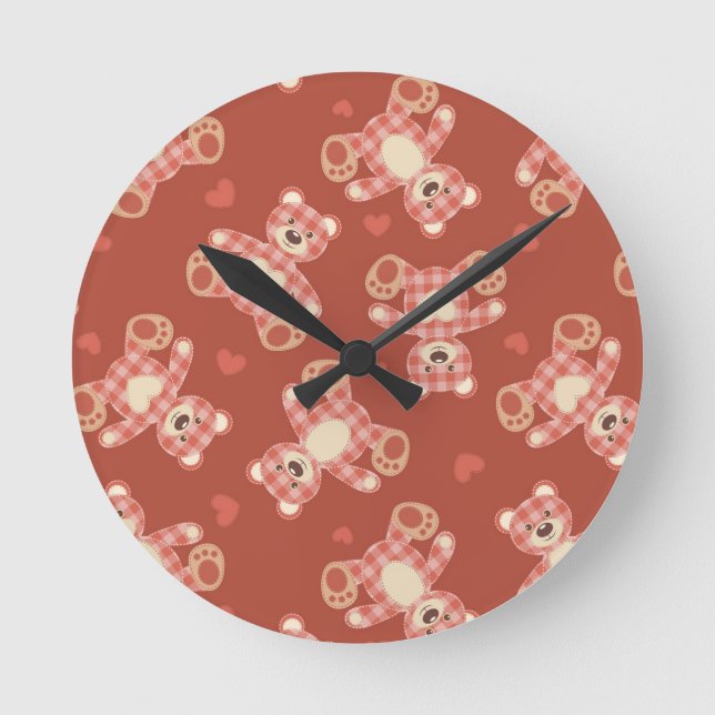 Horloge Ronde bear patwork (Recto)