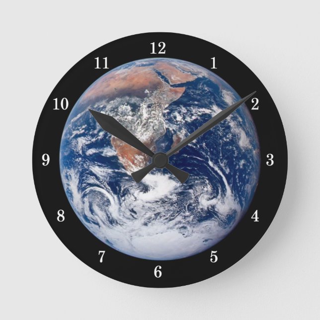 Horloge Ronde Beautiful Earth from Space Wall Clock (Recto)