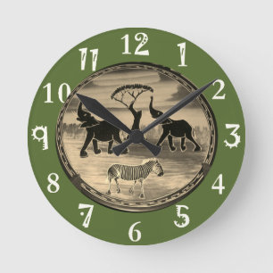 Horloge Ronde Beautiful Kenyan