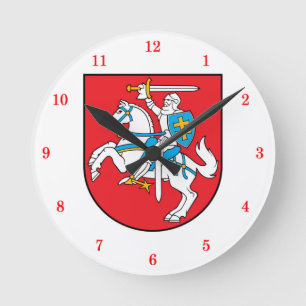 Horloge Ronde Beautiful Lithuanian