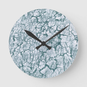 Horloge Ronde Beautiful Pale Blue Nature Abstract
