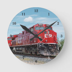 Horloge Ronde Beautiful Train Wall Clock
