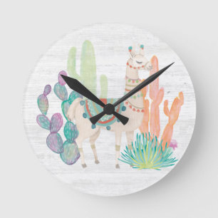 Horloge Ronde Beaux lamas II
