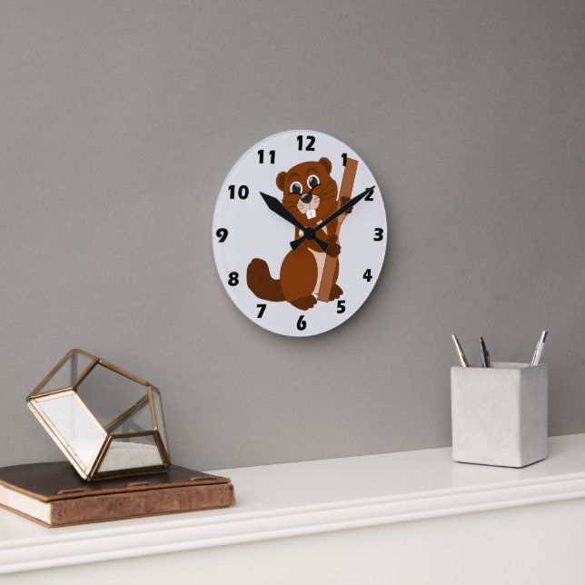 Horloge Ronde Beaver Design (Bureau)