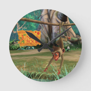 Horloge Ronde Bébé singe