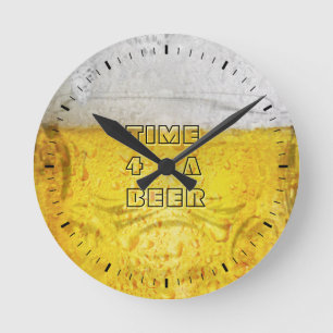 Horloge Ronde Beer Clock