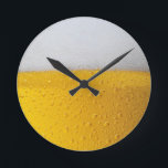 Horloge Ronde Beer Foam<br><div class="desc">Beer Foam</div>