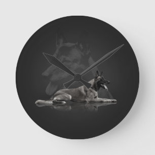 Horloge Ronde Belgian shepherd