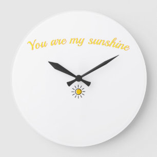 Horloge Ronde Belle chemise solaire pour une grande journée