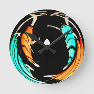 Horloge Ronde Belle impression Motif Art Africain