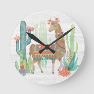 Horloge Ronde Belle Llamas III