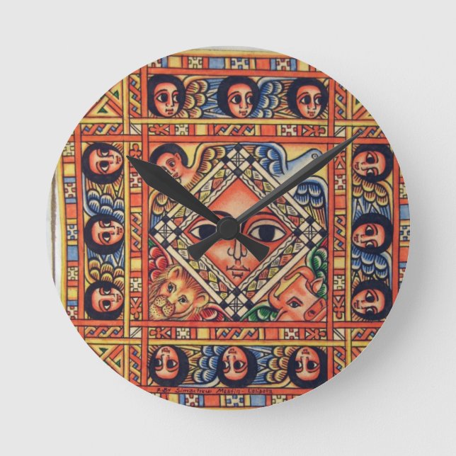 Horloge Ronde Belle montre d'art (Recto)