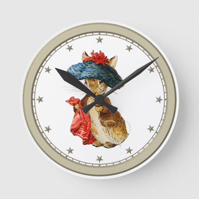 Horloge Ronde Benjamin Bunny Wall Clock (Recto)