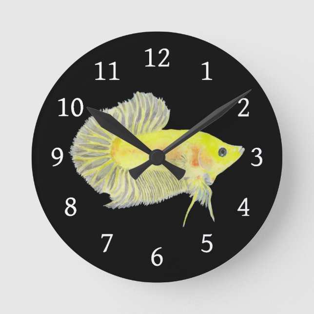 Horloge ronde Betta Fish (Recto)