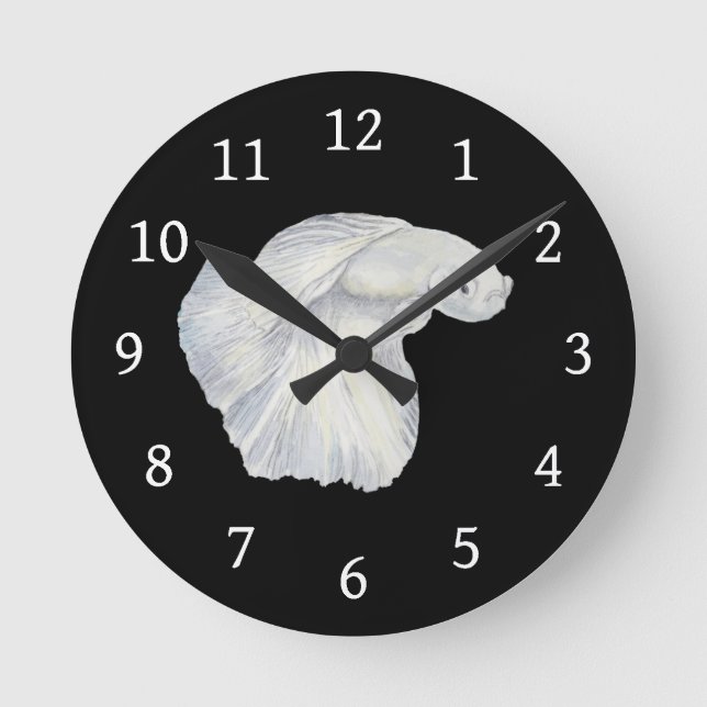 Horloge ronde Betta Fish (Recto)