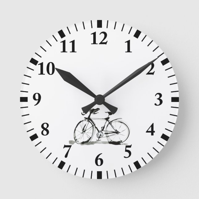 Horloge Ronde Bicyclette (Recto)