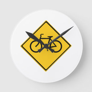 Horloge Ronde Bicyclette pour panneau routier